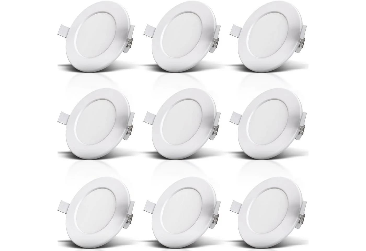 B.K.LICHT LED Einbauleuchte 9er Set Weiß IP44 Bad - Bild 5