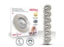 B.K.Licht LED Einbaustrahler Set 6x Dimmbar Schwenkbar Warmweiß Bild 4