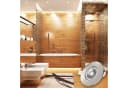 B.K.Licht LED Einbaustrahler 6er Set Dimmbar Ultraflach IP44 Silber Bild 3