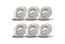 B.K.Licht LED Einbaustrahler 6er Set Matt-Nickel Dimmbar Schwenkbar Bild 2