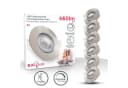 B.K.Licht LED Einbaustrahler 6er Set Matt-Nickel Dimmbar Schwenkbar Bild 3