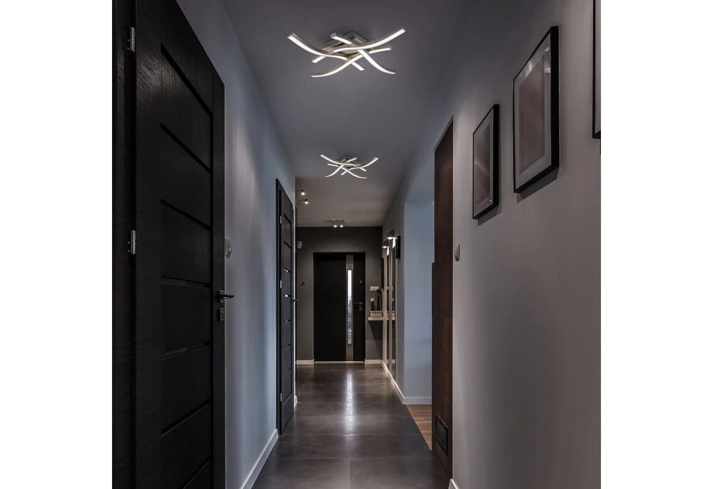 B.K.Licht LED Deckenleuchte Neutralweiß 20 Watt 2.000 Lumen Aluminiumoptik - Bild 4