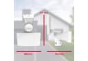 B.K.Licht LED Außen-Wandleuchte mit Bewegungsmelder IP44 Weiß Bild 4