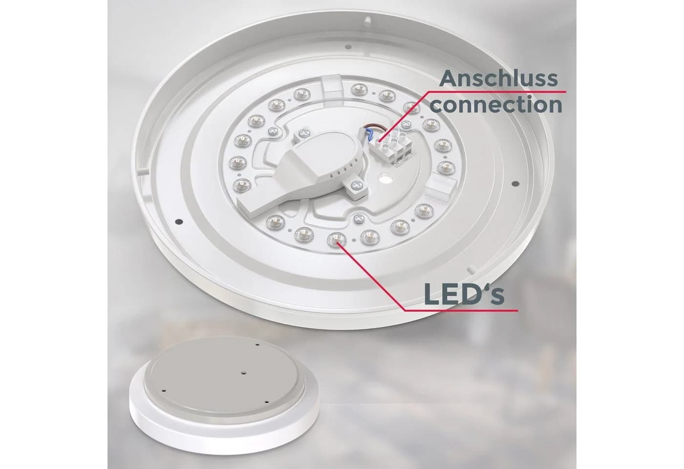 B.K.Licht LED Bad-Deckenleuchte IP44 Neutralweiß 12W - Bild 4
