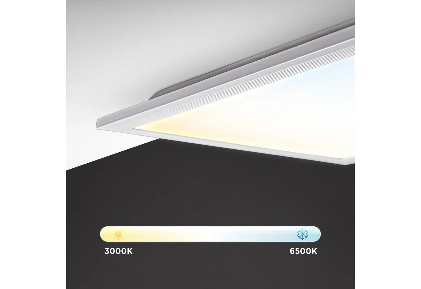 B.K.Licht LED Deckenleuchte Weiß Dimmbar CCT Fernbedienung - Bild 5