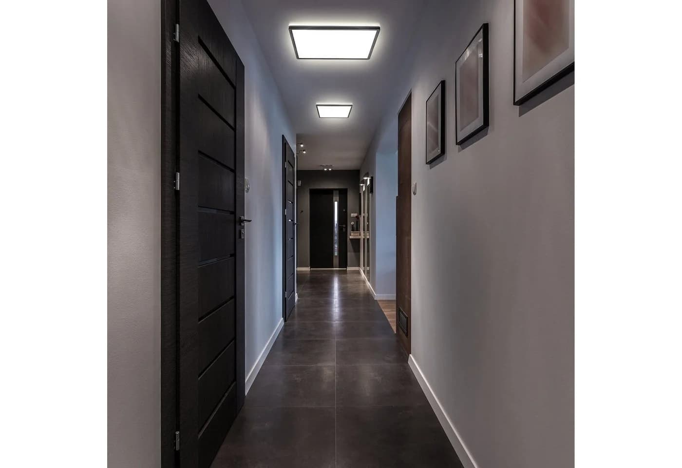 B.K.LICHT Ultraflaches LED Panel Schwarz 42cm Indirektes Licht - Bild 3