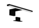 B.K.Licht LED Spiegelleuchte Schwarz Klemmbar IP44 Bild 2