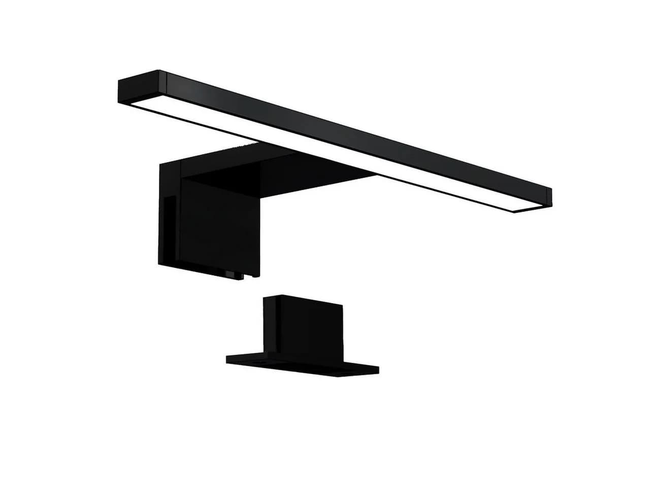 B.K.Licht LED Spiegelleuchte Schwarz Klemmbar IP44 - Bild 2