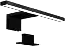 B.K.Licht LED Spiegelleuchte Schwarz Klemmbar IP44 Bild 4