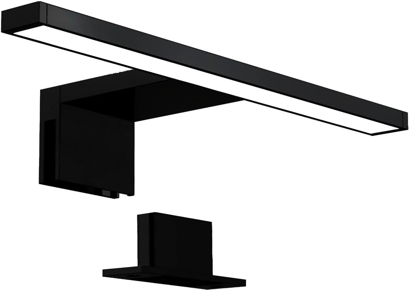 B.K.Licht LED Spiegelleuchte Schwarz Klemmbar IP44 - Bild 4