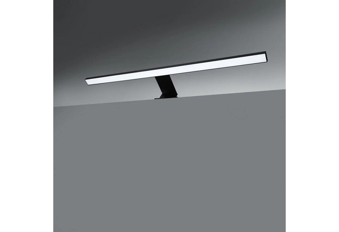 B.K.LICHT LED Spiegelleuchte Schwarz 60 cm IP44 - Bild 4