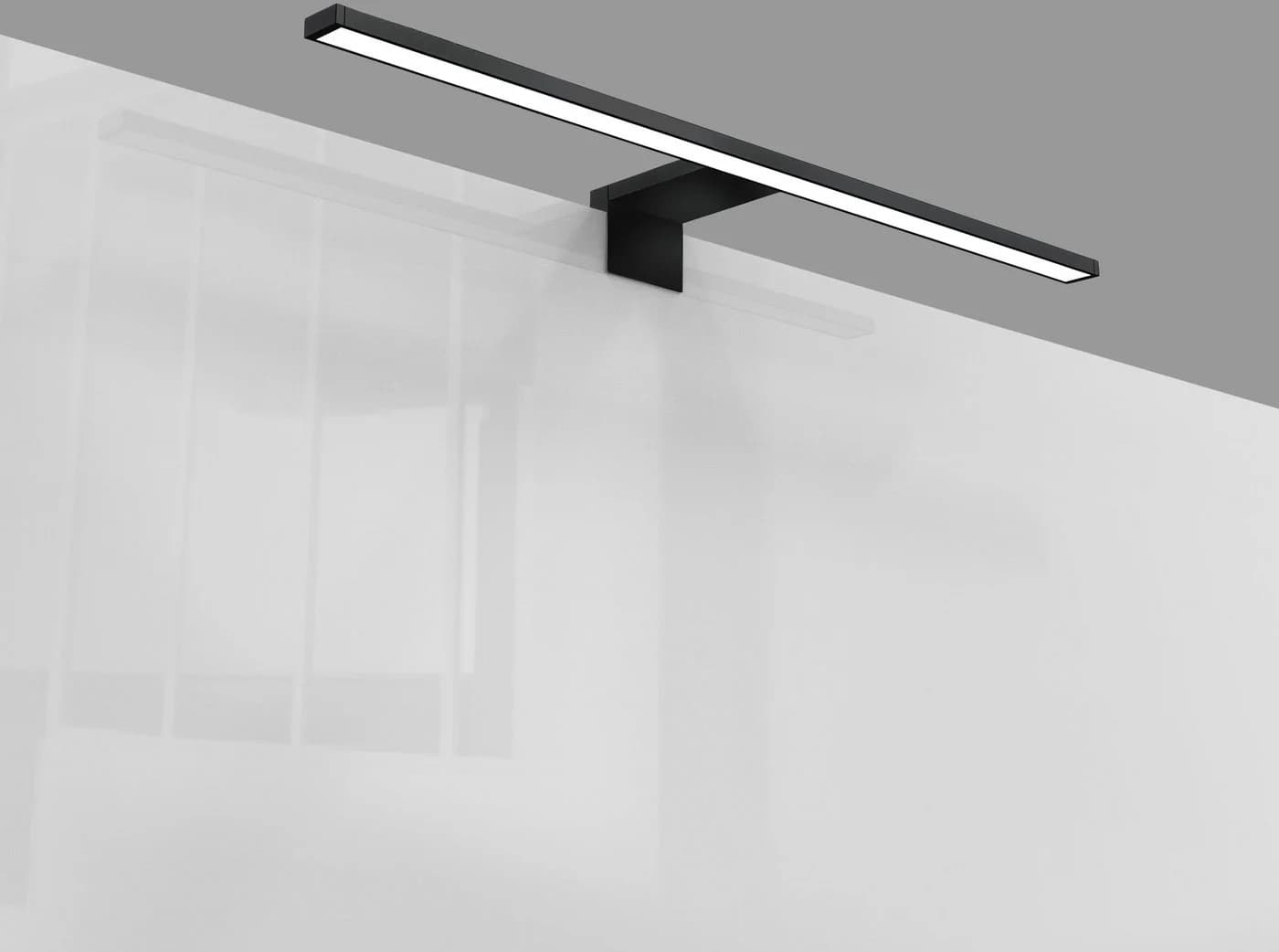 B.K.LICHT LED Spiegelleuchte Schwarz 60 cm IP44 - Bild 5
