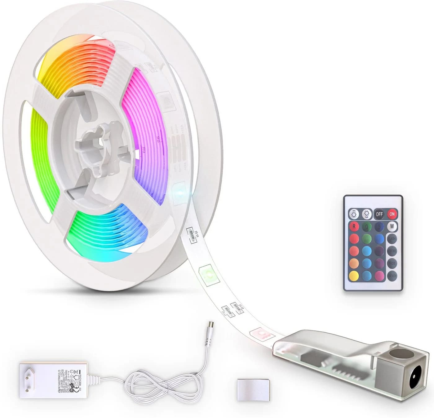 B.K.Licht LED Strip 5M RGB Selbstklebend mit Fernbedienung - Bild 2