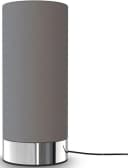 B.K.LICHT Stoff-Tischleuchte Grau Touch Dimmbar E14 Bild 2