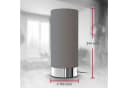 B.K.LICHT Stoff-Tischleuchte Grau Touch Dimmbar E14 Bild 5