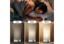 B.K.Licht Tischleuchte Taupe mit Touchdimmer und Stoffschirm Bild 5