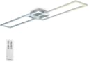 B.K.LICHT LED Deckenleuchte BK_FR1439 Grau Chrom CCT Dimmbar Fernbedienung Bild 3