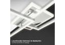 B.K.LICHT LED Deckenleuchte BK_FR1439 Grau Chrom CCT Dimmbar Fernbedienung Bild 5