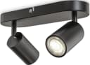 B.K.Licht Deckenspots Schwarz 2-flammig schwenkbar drehbar GU10 Bild 3