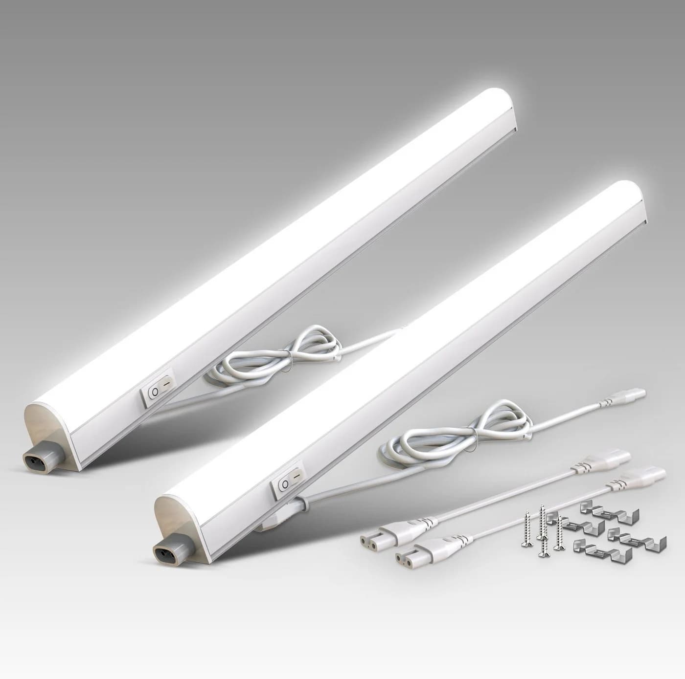 B.K.Licht LED Unterbauleuchte 2er Set Weiß Neutralweiß - Bild 2