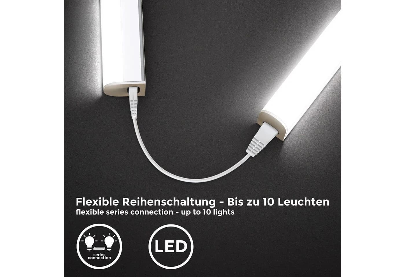 B.K.LICHT 2er Set LED Unterschrankleuchte Weiß Neutralweiß - Bild 3