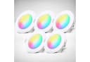 B.K.Licht LED Einbaustrahler 5er Set RGBW IP44 Dimmbar Weiß Bild 1