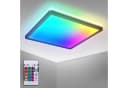 B.K.Licht LED Deckenleuchte Schwarz RGBW Dimmbar mit Fernbedienung Bild 4