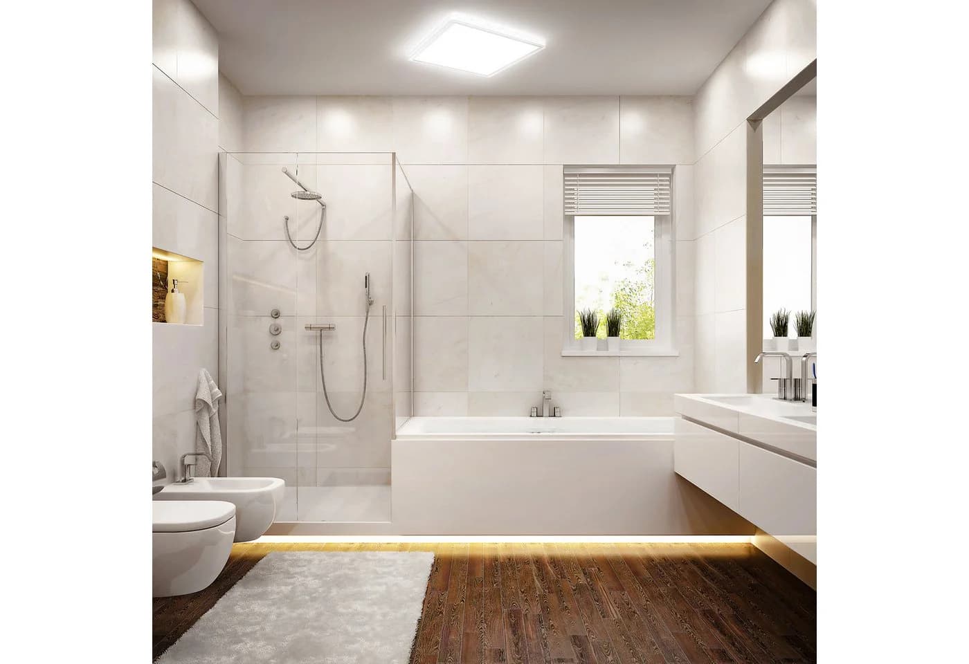 B.K.LICHT LED Deckenleuchte Ultraflach Neutralweiß - Bild 2