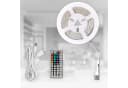 B.K.LICHT LED Stripe 5m RGB mit Fernbedienung Weiß Bild 3