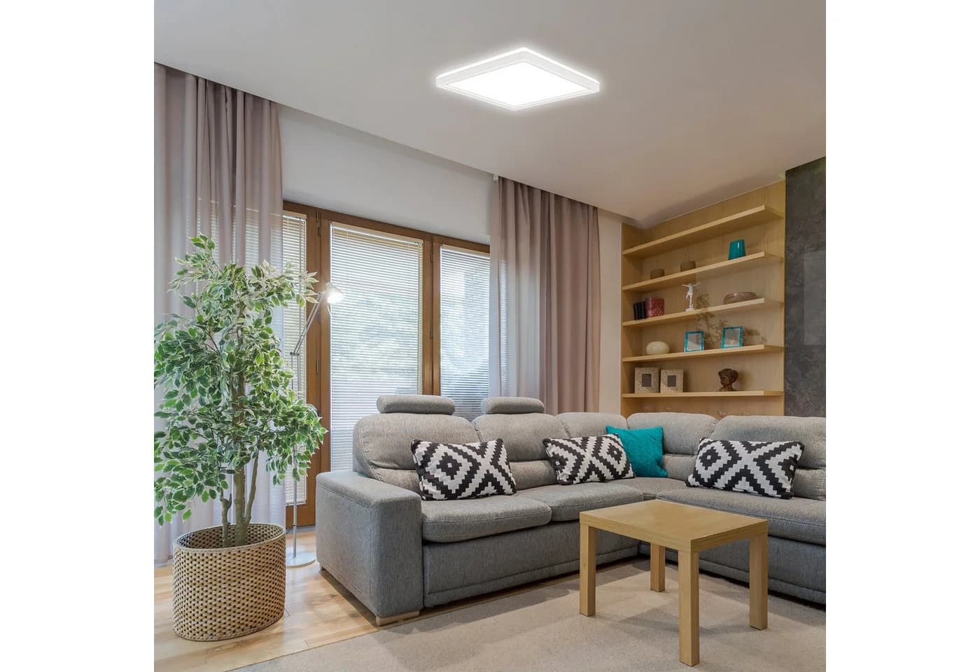 B.K.LICHT LED Deckenleuchte BKL1599 Ultraflach Weiß - Bild 4