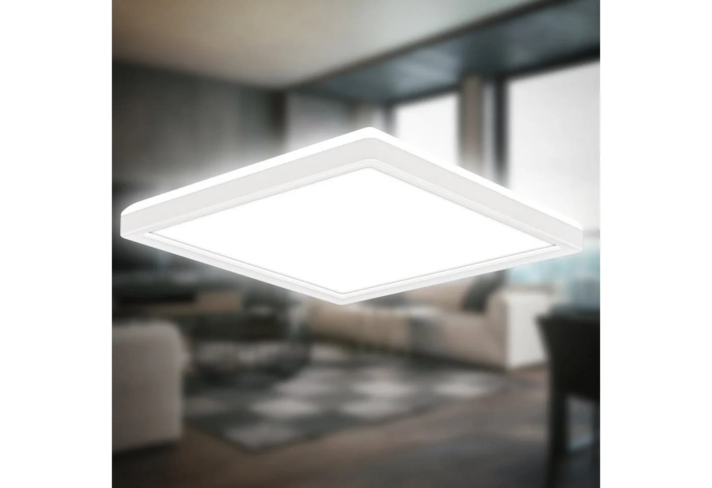 B.K.LICHT LED Deckenleuchte BKL1599 Ultraflach Weiß - Bild 5