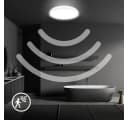 B.K.Licht LED Deckenleuchte mit Bewegungsmelder IP44 Weiß Bild 1