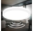 B.K.Licht LED Deckenleuchte mit Bewegungsmelder IP44 Weiß Bild 2