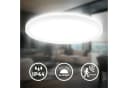 B.K.Licht LED Deckenleuchte mit Bewegungsmelder IP44 Weiß Bild 1