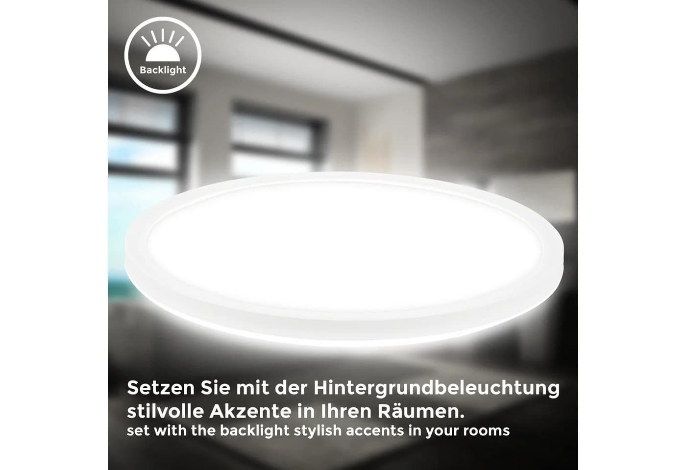 B.K.Licht LED Deckenleuchte mit Bewegungsmelder IP44 Weiß - Bild 5