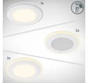 B.K.Licht LED Einbaustrahler 6er Set Weiß mit Nachtlicht Bild 1