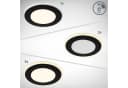 B.K.LICHT LED Einbaustrahler 6er Set Schwarz mit Nachtlichtfunktion Bild 5
