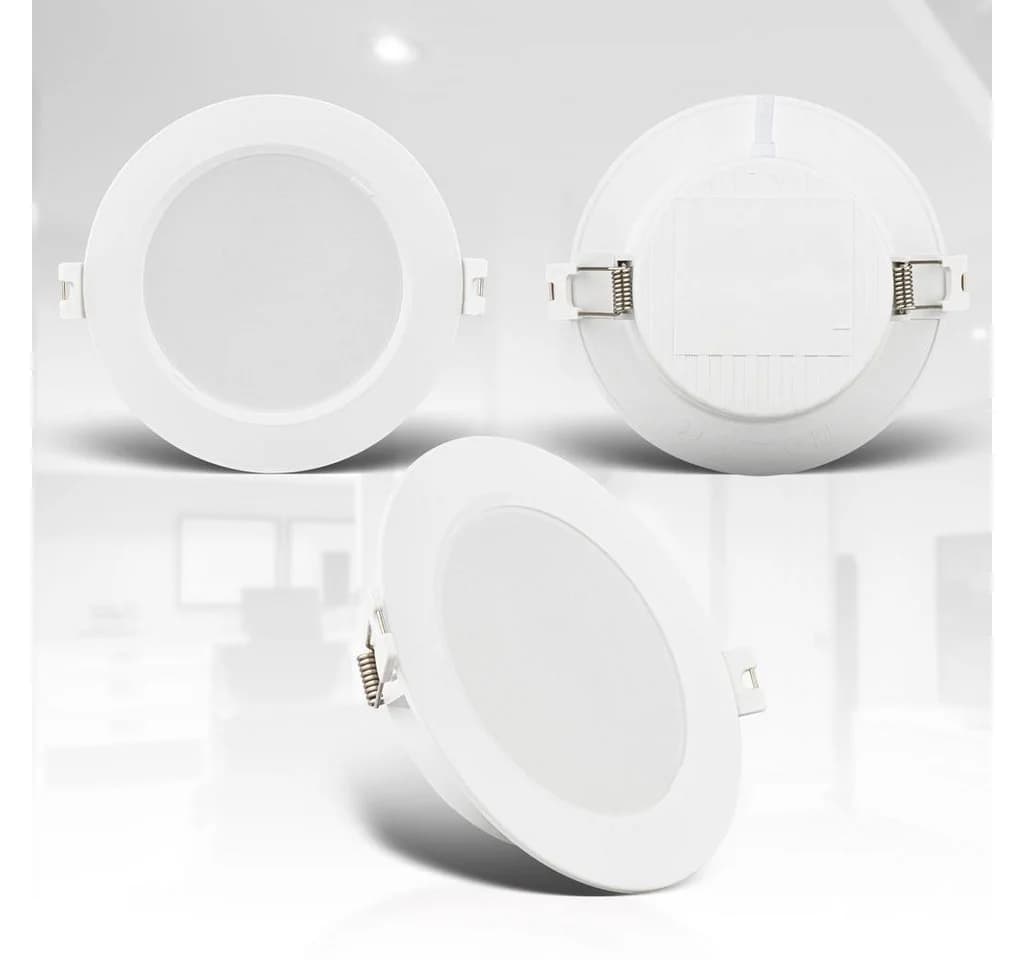 B.K.LICHT 5er Set LED Einbaustrahler Ultraflach Weiß IP20 - Bild 2