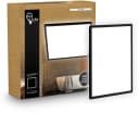 B.K.Licht LED Panel SHALLOW Schwarz IP44 Badlampe Bild 3