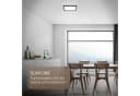 B.K.Licht LED Panel SHALLOW Deckenleuchte Schwarz IP44 Bild 1