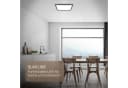B.K.LICHT LED Panel SHALLOW Schwarz 42x42cm Spritzwassergeschützt Bild 1