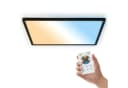 B.K.Licht LED Panel Deckenleuchte CCT Dimmbar IP44 Schwarz/Weiß Bild 1