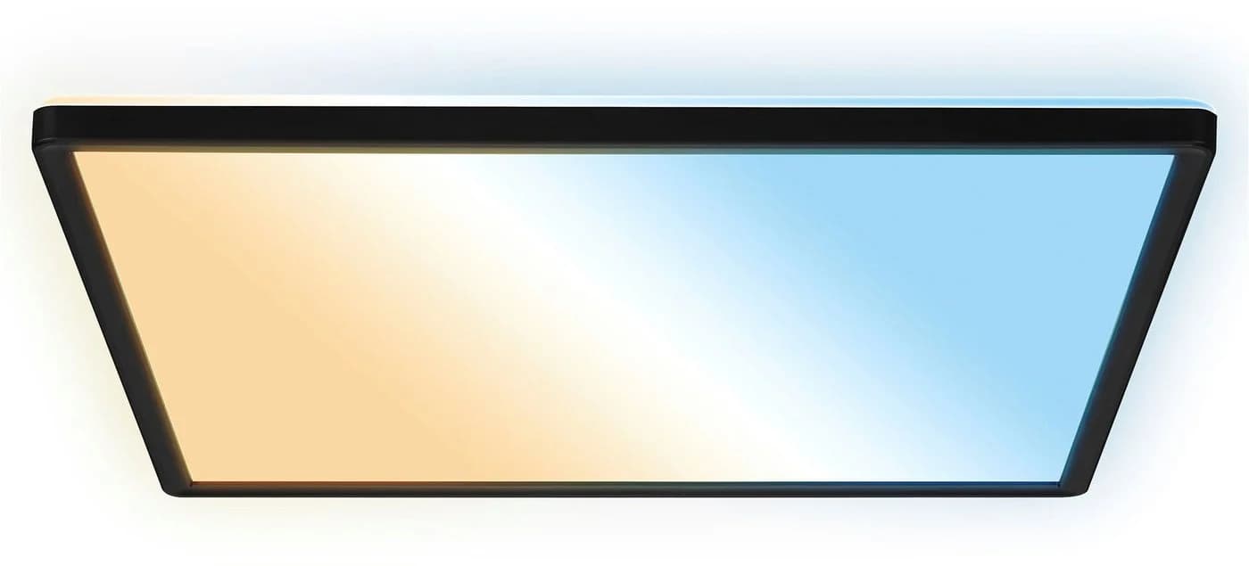 B.K.Licht LED Panel Deckenleuchte CCT Dimmbar IP44 Schwarz/Weiß - Bild 3