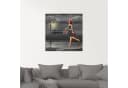 Artland Glasbild Tanzen im Regen Frau Modernes Wanddekor Bild 3