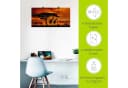 Artland Wandbild Giraffen Sonnenuntergang Leinwand Poster Bild 4