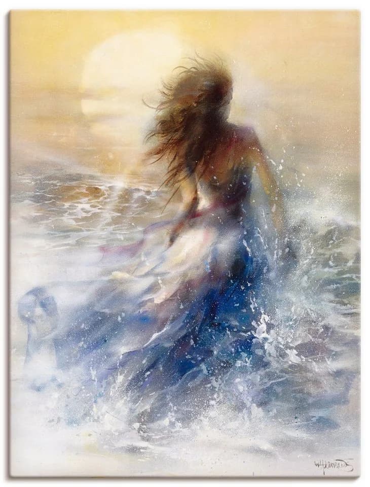 Artland Wandbild Sommer I Frau Leinwandbild Poster - Bild 2