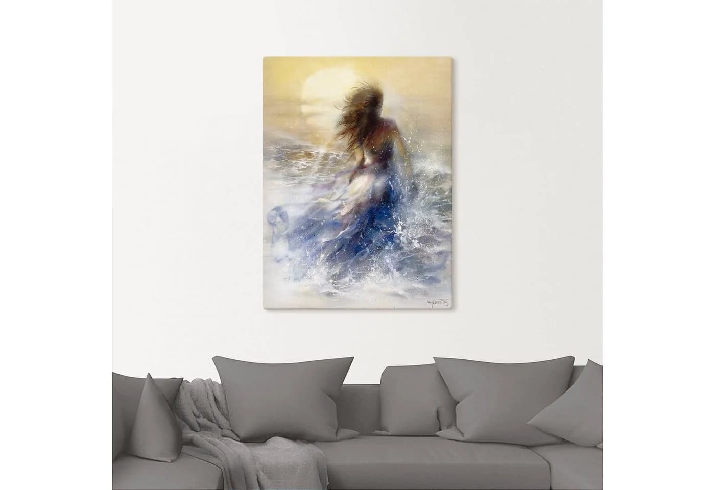 Artland Wandbild Sommer I Frau Leinwandbild Poster - Bild 3