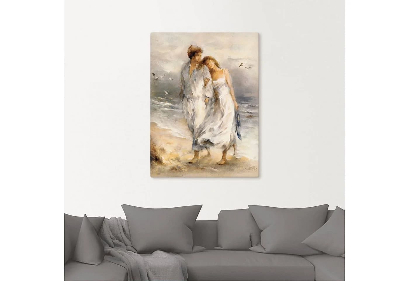 Artland Wandbild Verliebt Paar Leinwand Poster - Bild 3