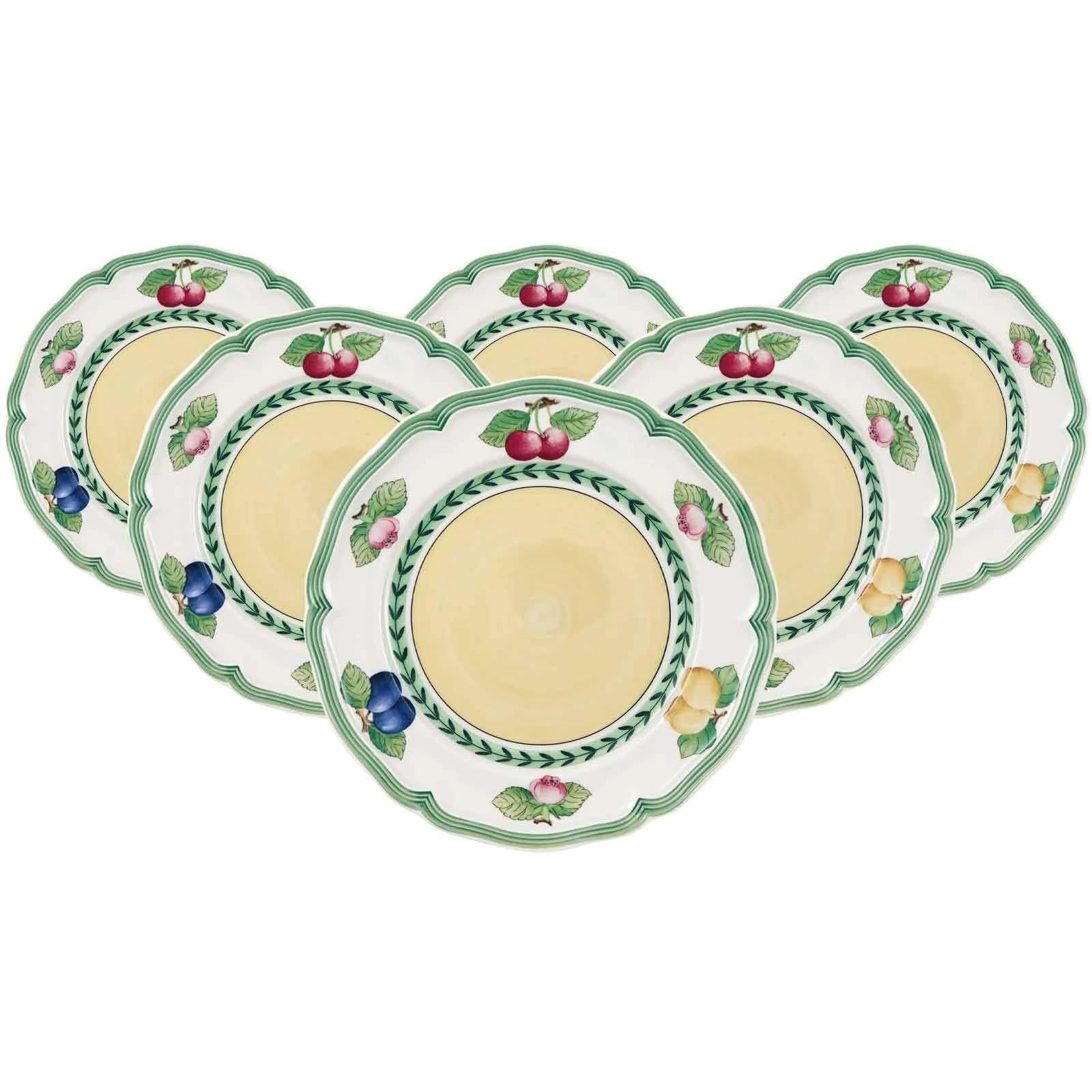 Villeroy & Boch Frühstücksteller French Garden Fleurence 6er Set Bunt