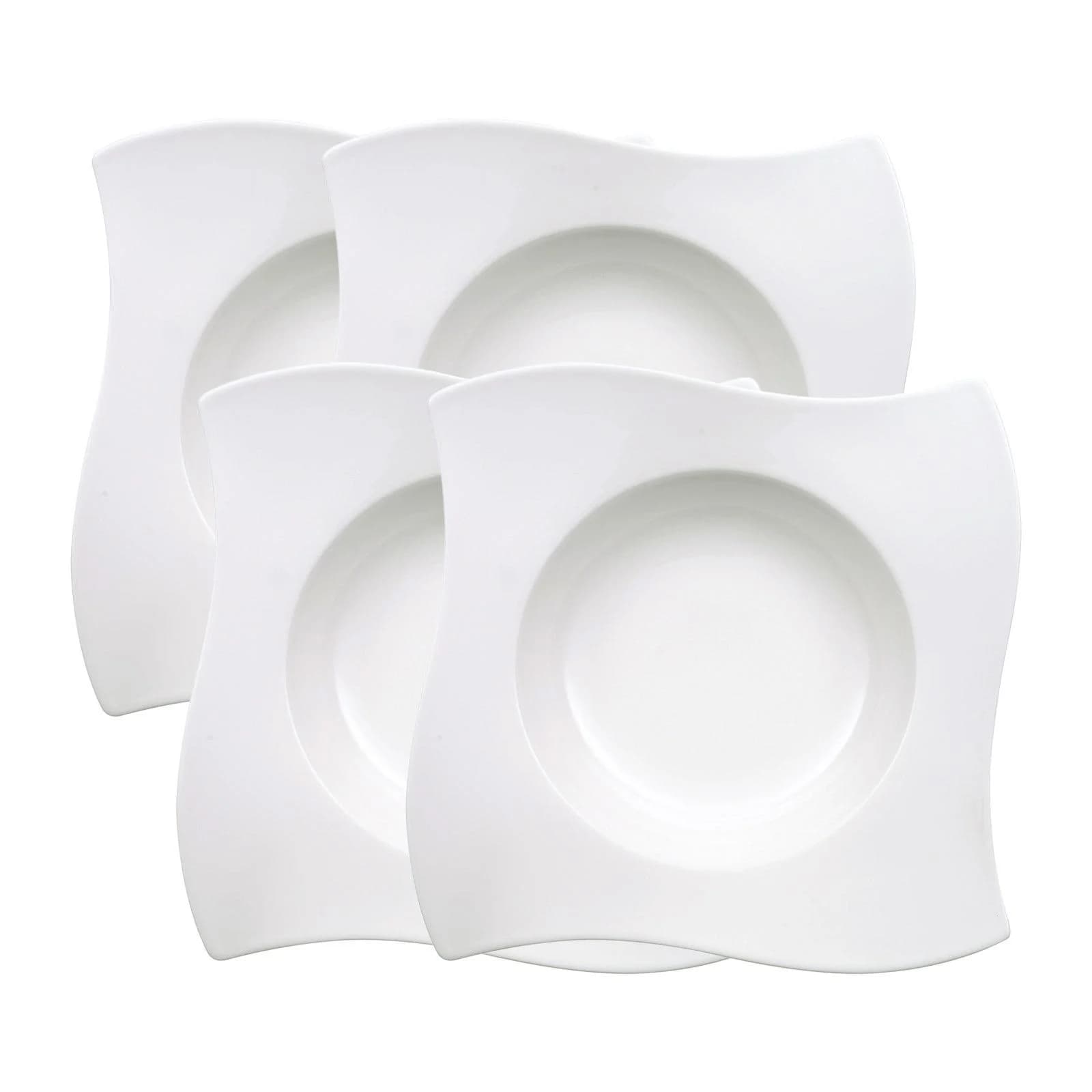 Villeroy & Boch NewWave Pastateller 28 cm 4er Set Weiß